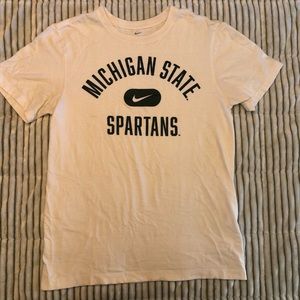 Michigan State Spartans-Mens-Small-Nike Short Sleeve